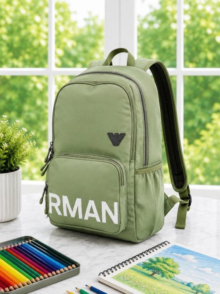 شنتة armani شباب وصبايا جودة عالية زيتي